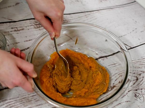 Pumpkin Brownies - Step 1